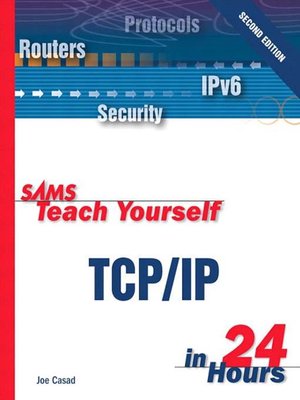 cover image of Sams Teach Yourself TCP/IP in 24 Hours